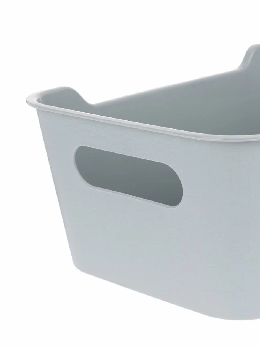 Корзинка универсальная "Mango" 4,1л. 290х180х105мм (серый)