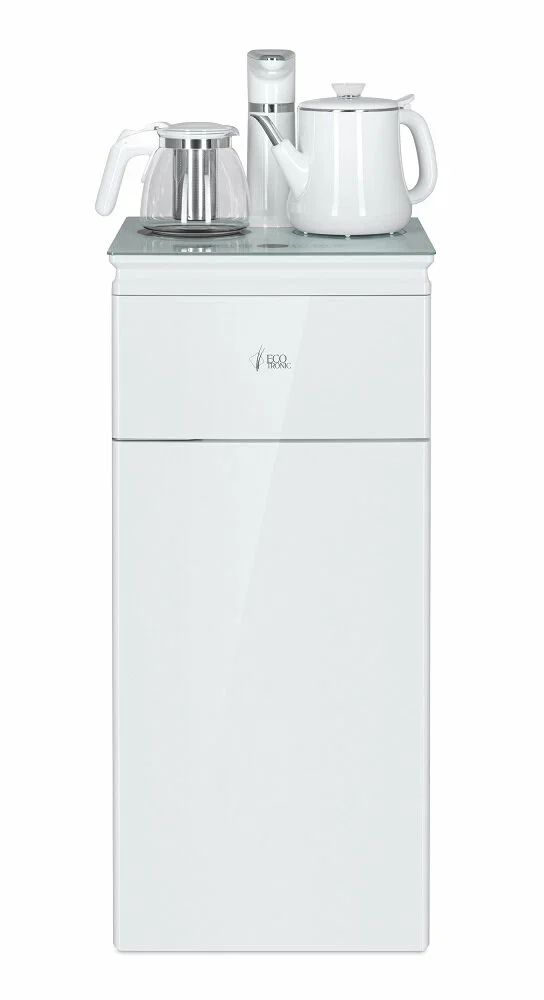 Кулер для воды Ecotronic ТB61-LNA white, напольный, с чайным столиком (ETK12727)
