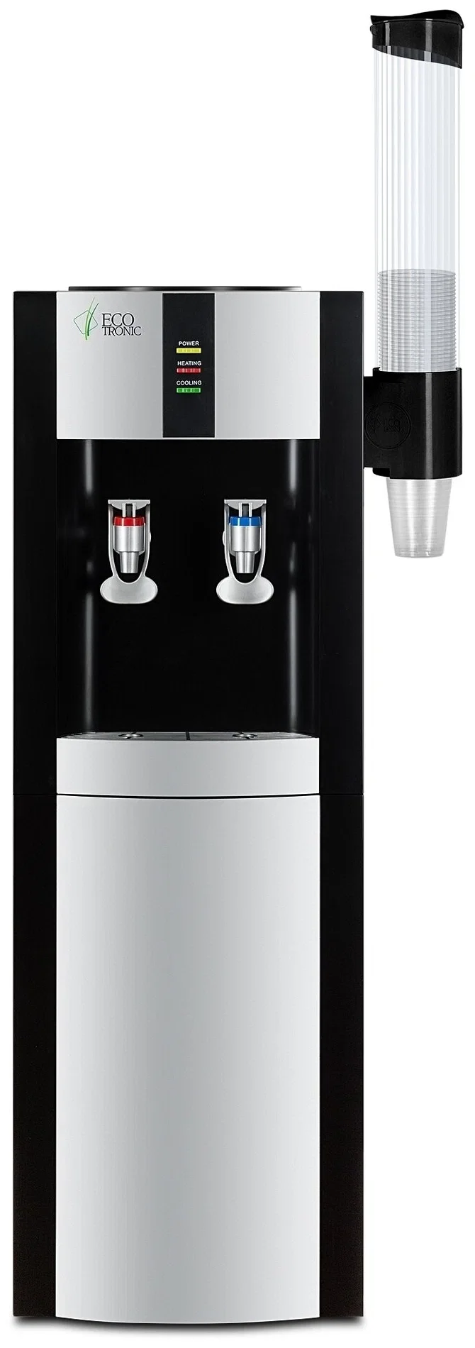 Кулер для воды Ecotronic Экочип V21-L black-silver