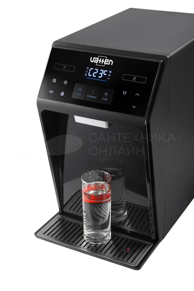 Кулер для воды Vatten FD904NKVT, УФ лампа, черный