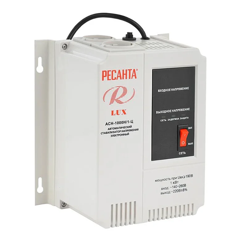 Стабилизатор напряжения Ресанта АСН-1000 Н 140-260 В