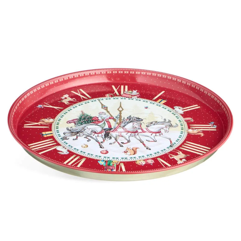 ПОДНОС СЕРВИРОВОЧНЫЙ AGNESS "CHRISTMAS COLLECTION" 33*2,1 СМ