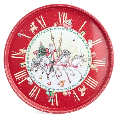 ПОДНОС СЕРВИРОВОЧНЫЙ AGNESS "CHRISTMAS COLLECTION" 33*2,1 СМ