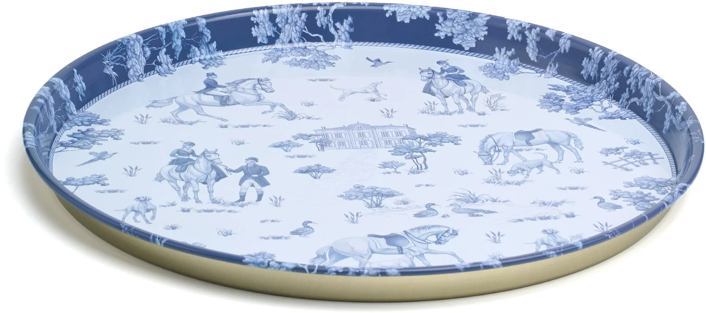 ПОДНОС СЕРВИРОВОЧНЫЙ AGNESS "DE JOUY" 33*2,1 СМ