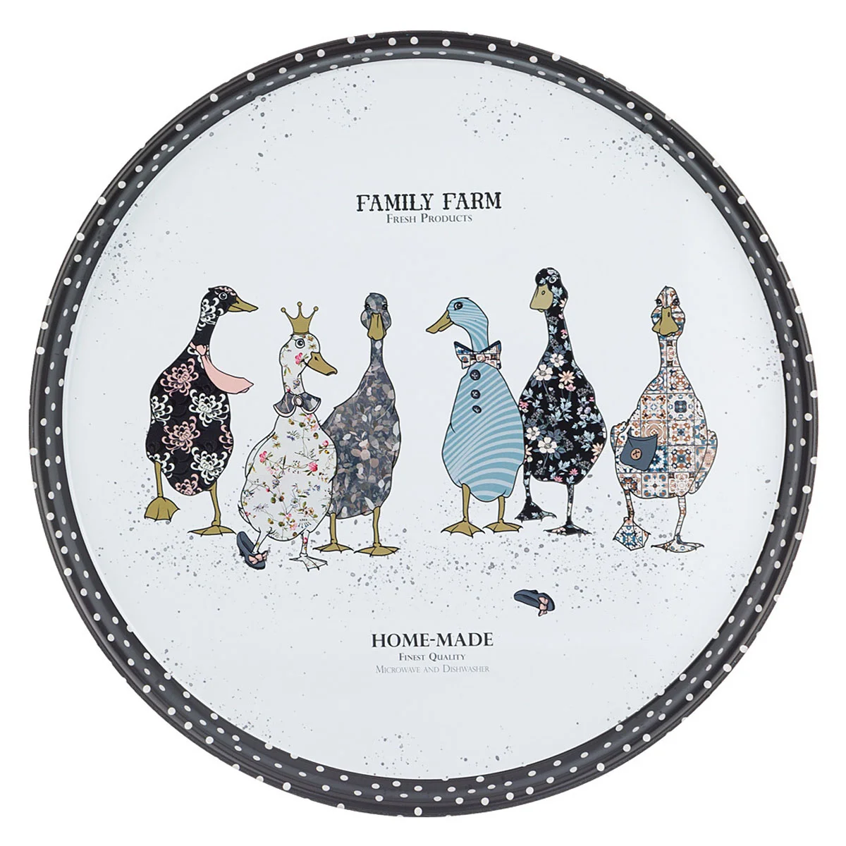 ПОДНОС СЕРВИРОВОЧНЫЙ AGNESS "FAMILY FARM" 33*2,1 СМ