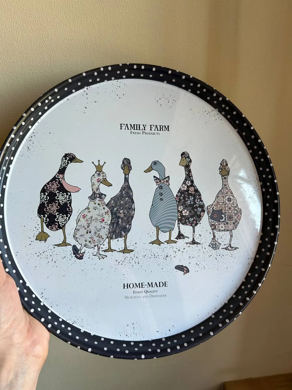 ПОДНОС СЕРВИРОВОЧНЫЙ AGNESS "FAMILY FARM" 33*2,1 СМ