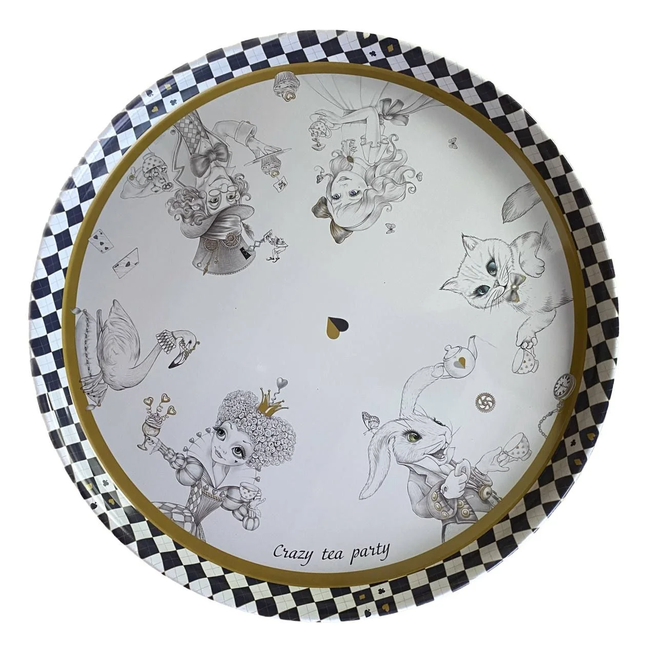 ПОДНОС СЕРВИРОВОЧНЫЙ AGNESS "WONDERLAND" 33*2,1 СМ