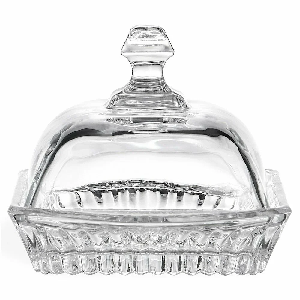 МАСЛЕНКА "MUZA CRYSTAL" 17,5*10,5 СМ. ВЫСОТА=9 СМ