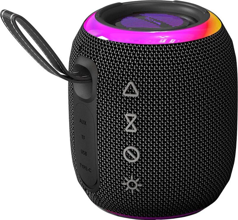 Портативная аудиосистема BQ PBS4005 Красный 10 Вт 3.7 В, 2400 мАч USB Type-С, AUX, Micro SD