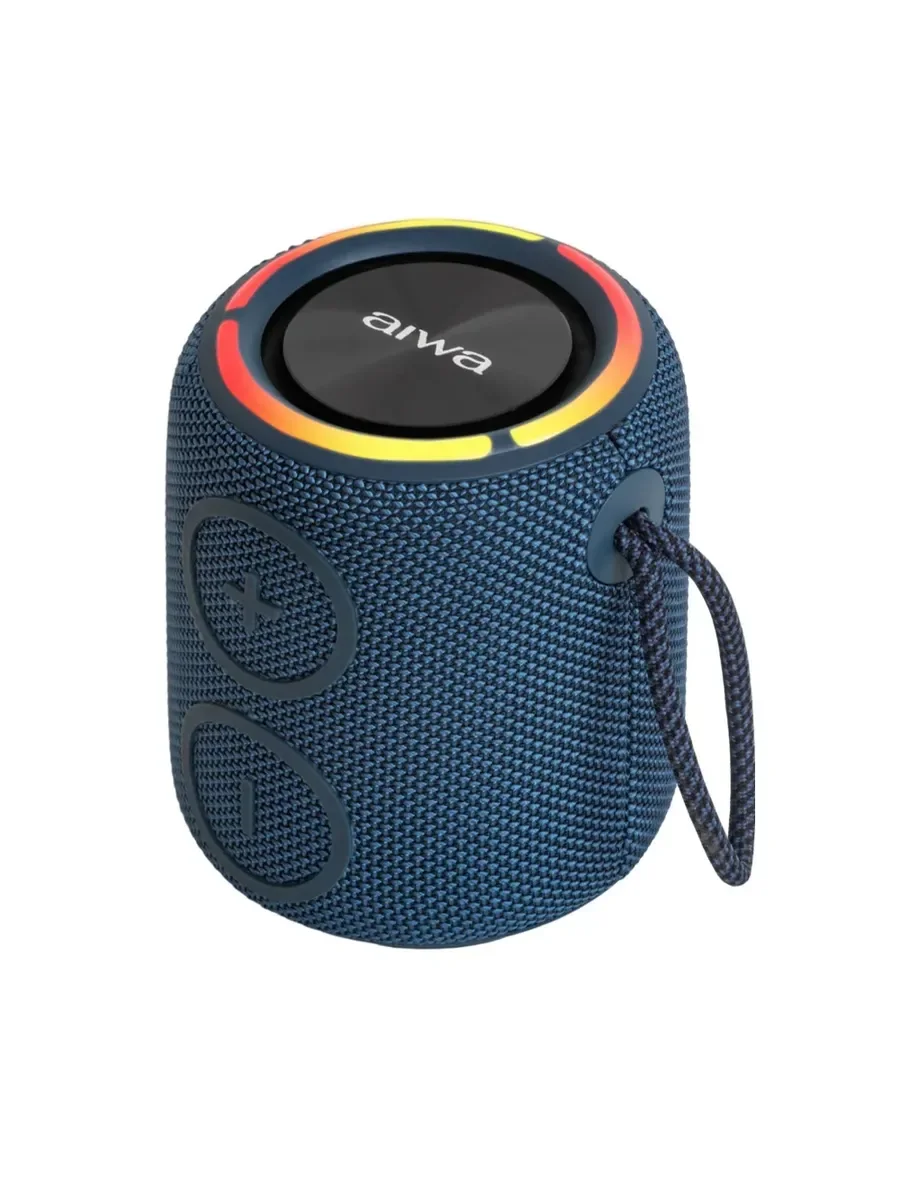 Портативная Колонка Bluetooth AIWA PAS-H100 dark blue 8 Вт x 2, TWS, 3,6В/2500мАч, 5В/1А, TYPE-C.