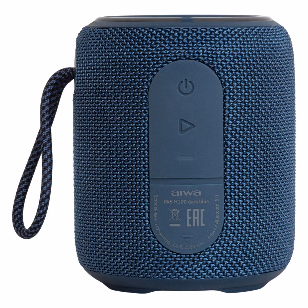 Портативная Колонка Bluetooth AIWA PAS-H100 dark blue 8 Вт x 2, TWS, 3,6В/2500мАч, 5В/1А, TYPE-C.