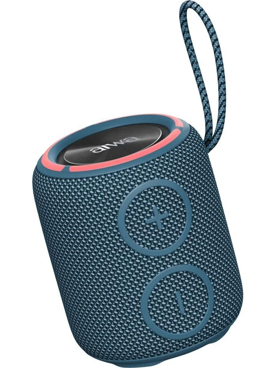 Портативная Колонка Bluetooth AIWA PAS-H100 dark blue 8 Вт x 2, TWS, 3,6В/2500мАч, 5В/1А, TYPE-C.