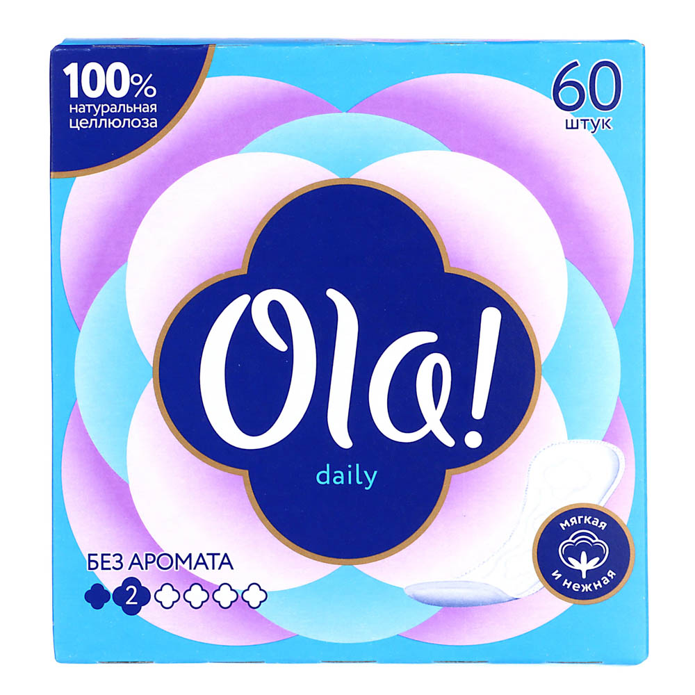 VETTA Прокладки ежедневные Ola! DAILY, к/у, 60 шт.