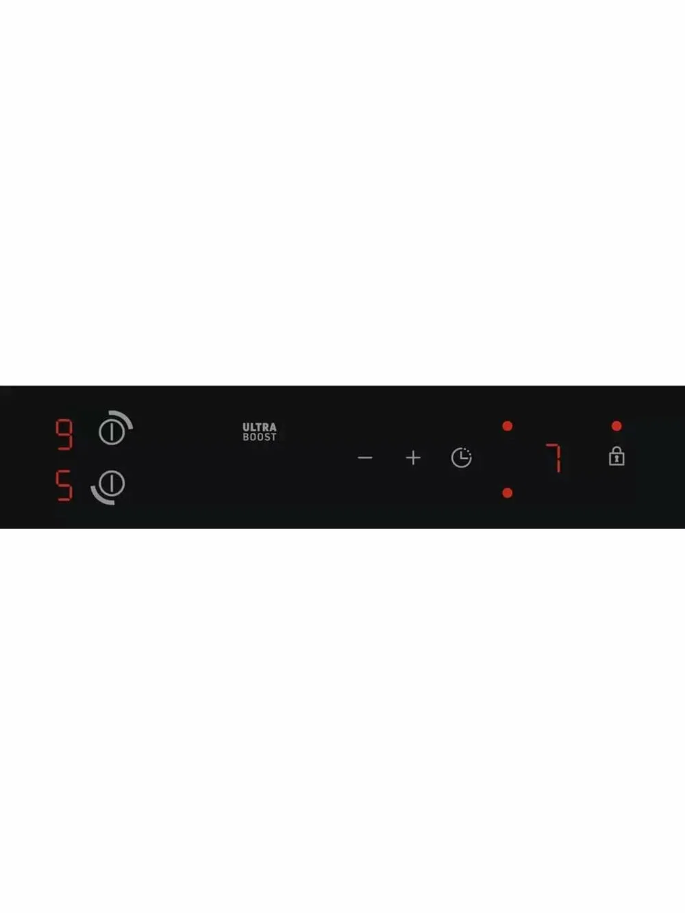 Индукционная варочная панель Brandt BPI1621UB, домино, 2 варочных зоны, 10 уровней мощности, индикация остаточного тепла, таймер, Ultraboost, черный