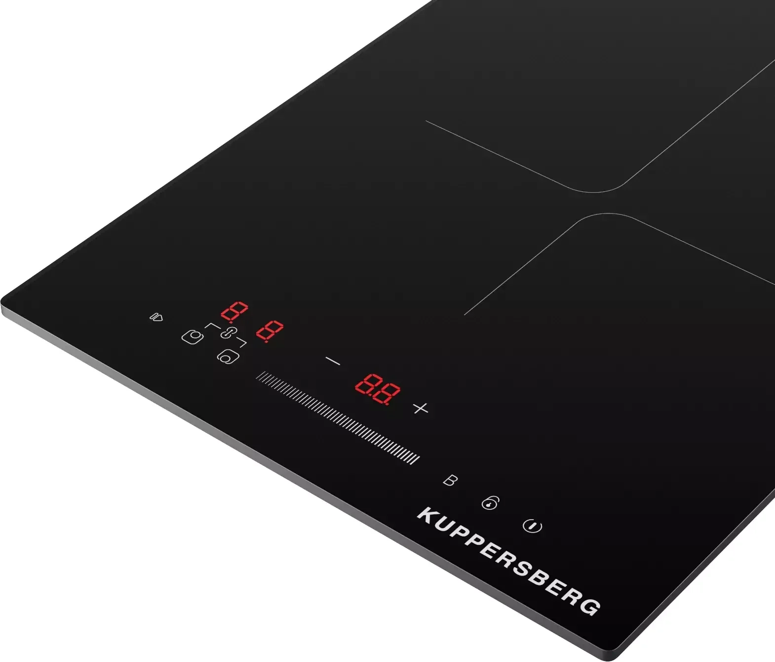 Индукционная варочная панель Kuppersberg ICI 316, 30 см, индукция, High-Tech, inverter, прямой край, 9 уровней мощности, бустер, Stop and Go, Flexi-zo