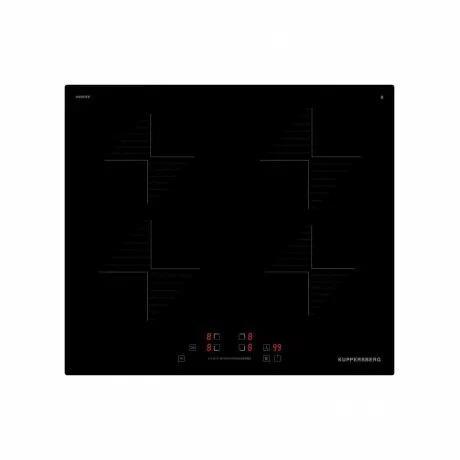 Индукционная варочная панель Kuppersberg ICI 604 60 см, индукция, High-Tech, inverter, прямой край, 9 уровней мощности, бустер, Stop and Go, автоматич
