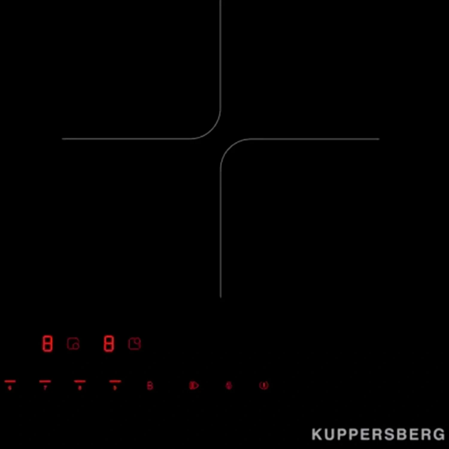 Индукционная варочная панель Kuppersberg ICI 605, индукционная, inverter, High-Tech, 60 см, пауза, таймер, блокировка панели управления, автоматическо