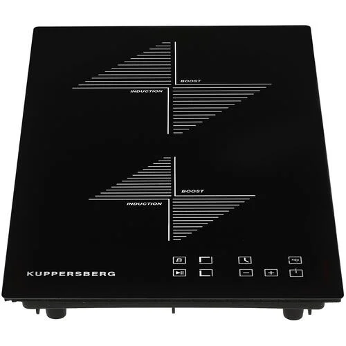 Индукционная варочная панель Kuppersberg ICO 302/домино, ширина 30 см, 2 зоны индукционного нагрева, сенсорное управление, 3 цифровых дисплея, 9 уровн