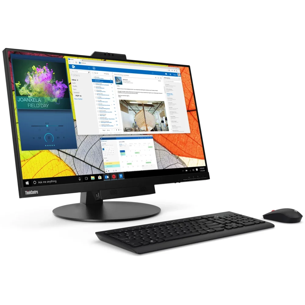 Монитор Lenovo 27" TIO 27, 16:9, IPS, QHD, 4ms, 350cd, 60Hz, HDMI, DP, USB, SPK, CAM, HAS