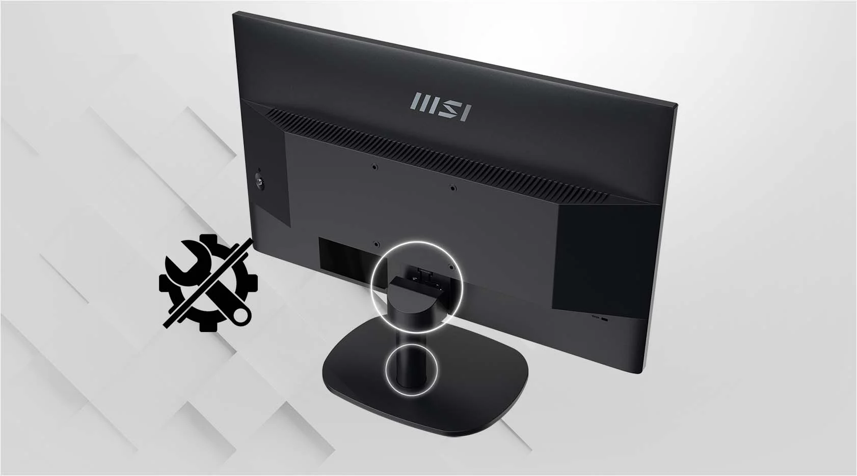 Монитор MSI 23,8" PRO MP245V, 16:9, VA, FHD, 4ms, 300cd, 100Hz, VGA, HDMI