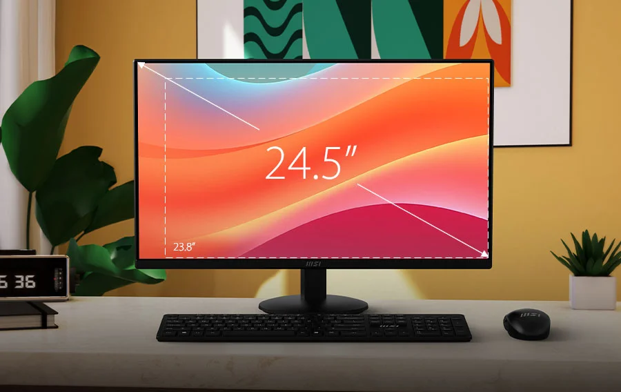 Монитор MSI 24,5" PRO MP252L, 16:9, IPS, FHD, 4ms, 250cd, 100Hz, HDMI, DP
