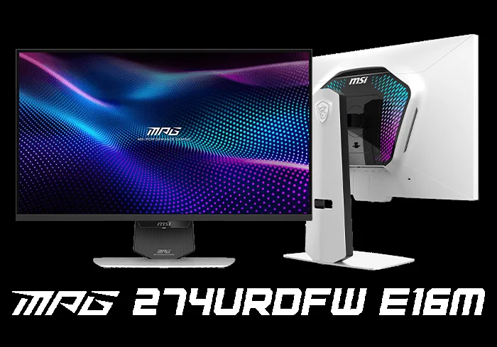 Монитор MSI 27" MPG 274URDFW E16M, 16:9, IPS Mini-LED, UHD/FHD, 0,5ms, 400cd, 160Hz/320Hz, HDMI, DP, USB-C, HAS