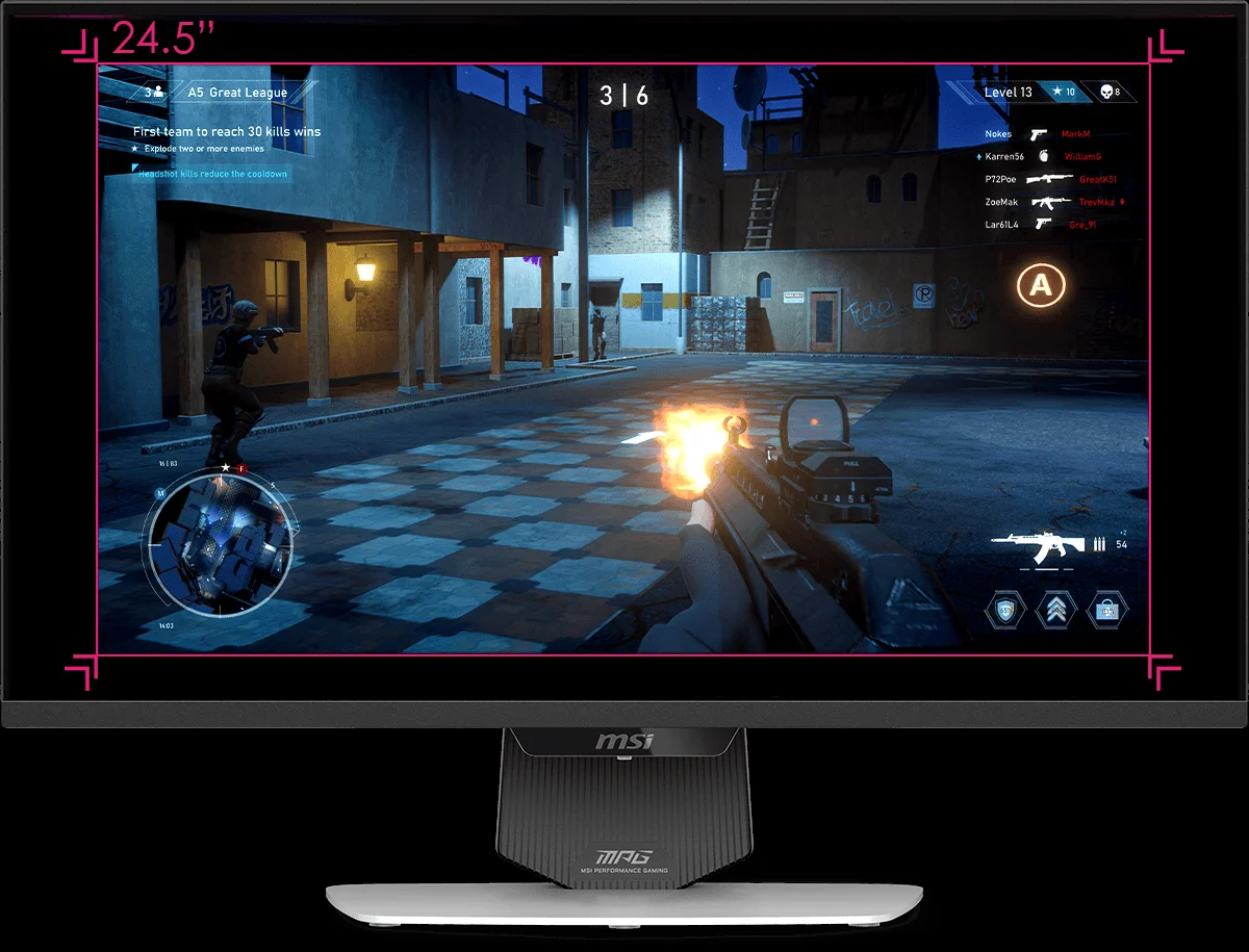 Монитор MSI 27" MPG 274URDFW E16M, 16:9, IPS Mini-LED, UHD/FHD, 0,5ms, 400cd, 160Hz/320Hz, HDMI, DP, USB-C, HAS