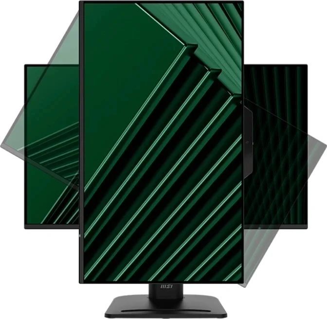 Монитор MSI 27" PRO MP272PMG, 16:9, IPS, FHD, 4ms, 300cd, 120Hz, VGA, HDMI, DP, USB, SPK, CAM, HAS