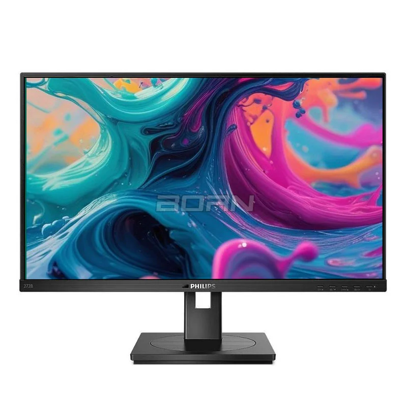Монитор Philips 27" 275B1H/01, 16:9, IPS, QHD, 4ms, 350cd, 75Hz, DVI, HDMI, DP, USB, CAM, SPK, HAS