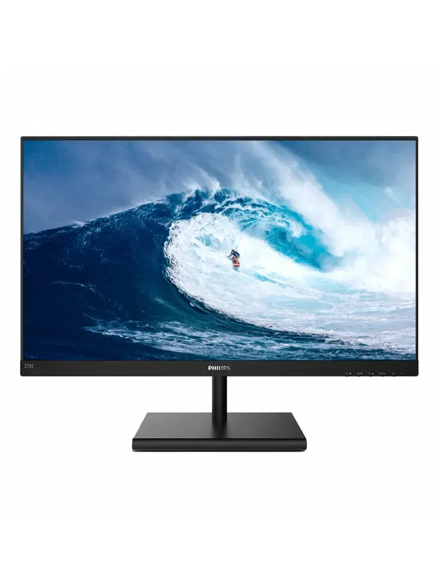 Монитор Philips 27" 275E1S/01, 16:9, IPS, QHD, 4ms, 250cd, 75Hz VGA, HDMI, DP
