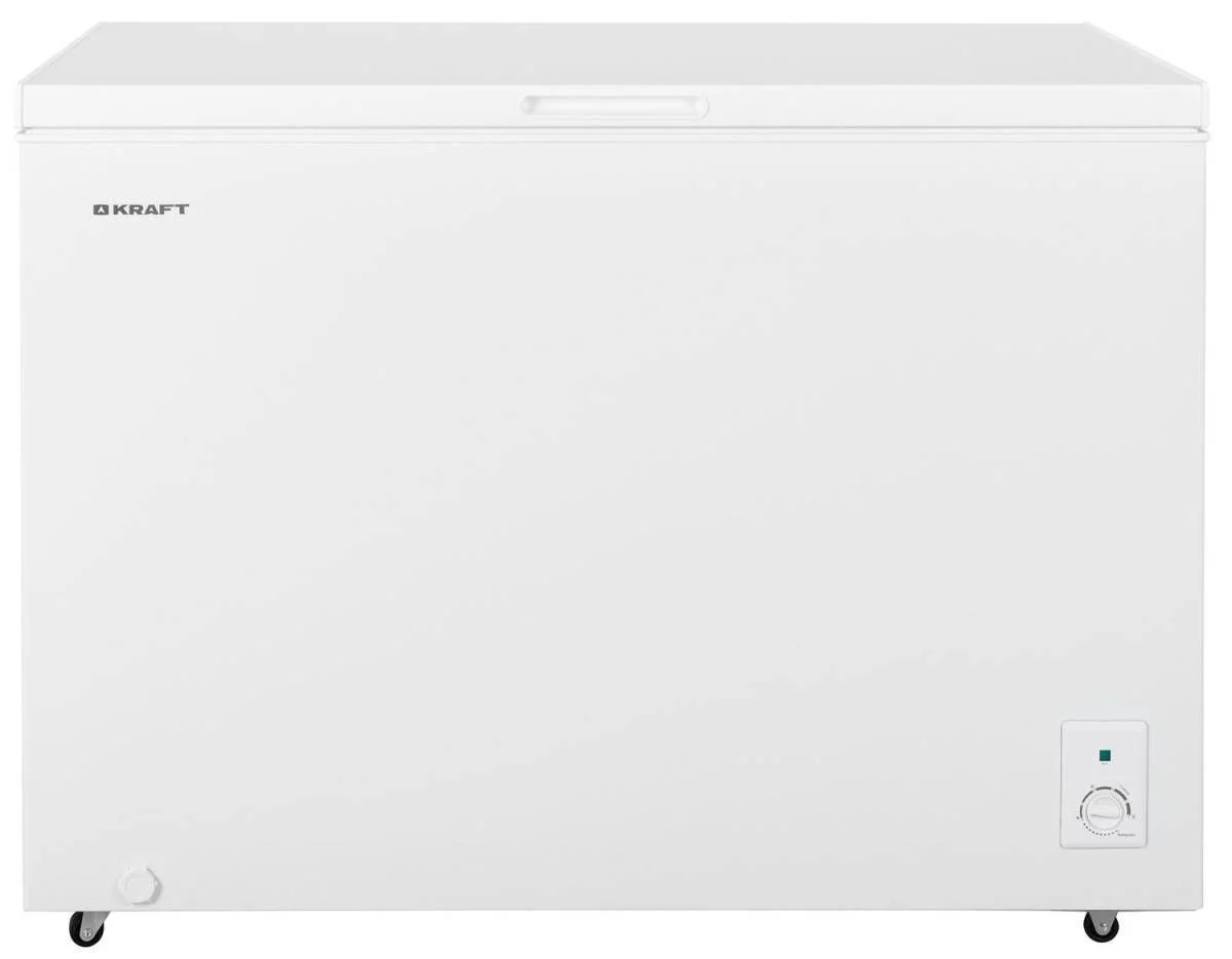Морозильный ларь KRAFT BD (W)-340RX общий объем 340л полезный объем 318л 13,5 кг / сутки