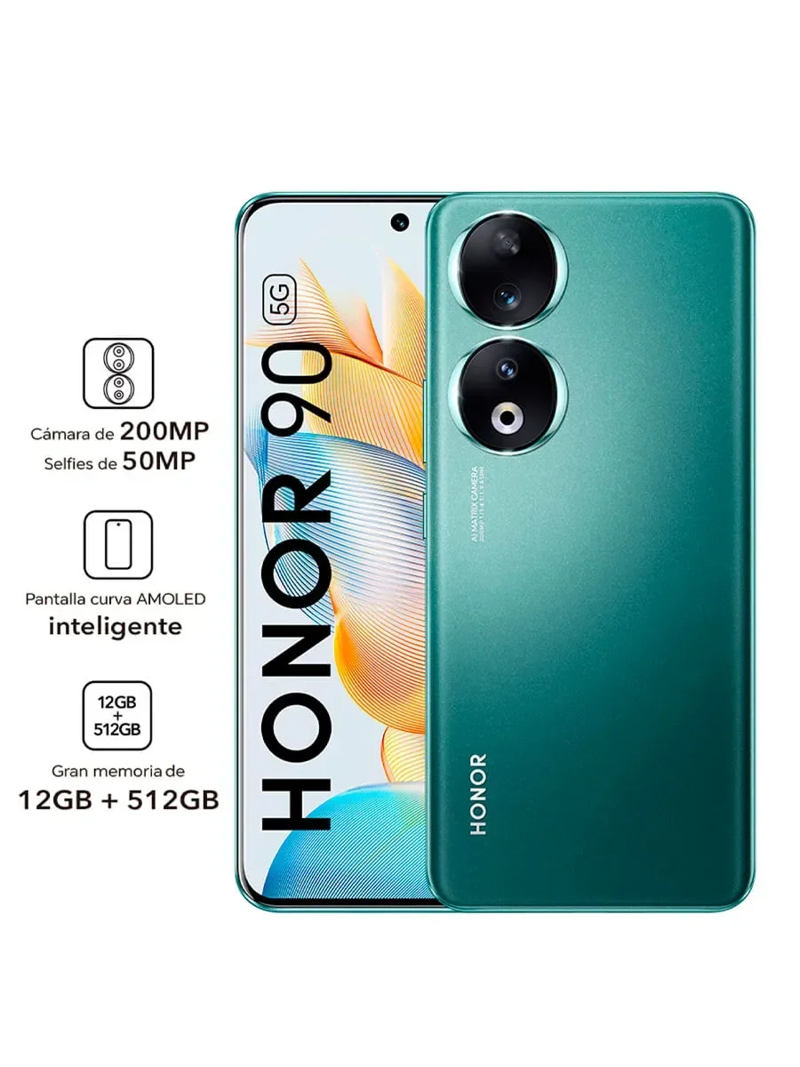 Смартфон Honor 90 12GB+512GB Emerald Green (REA-NX9)