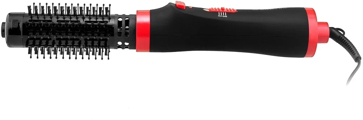 Фен-щетка BRAYER BR3133RD (Мощность 1000 Вт.Круглая щётка 40 мм.Вращение в обе стороны.)