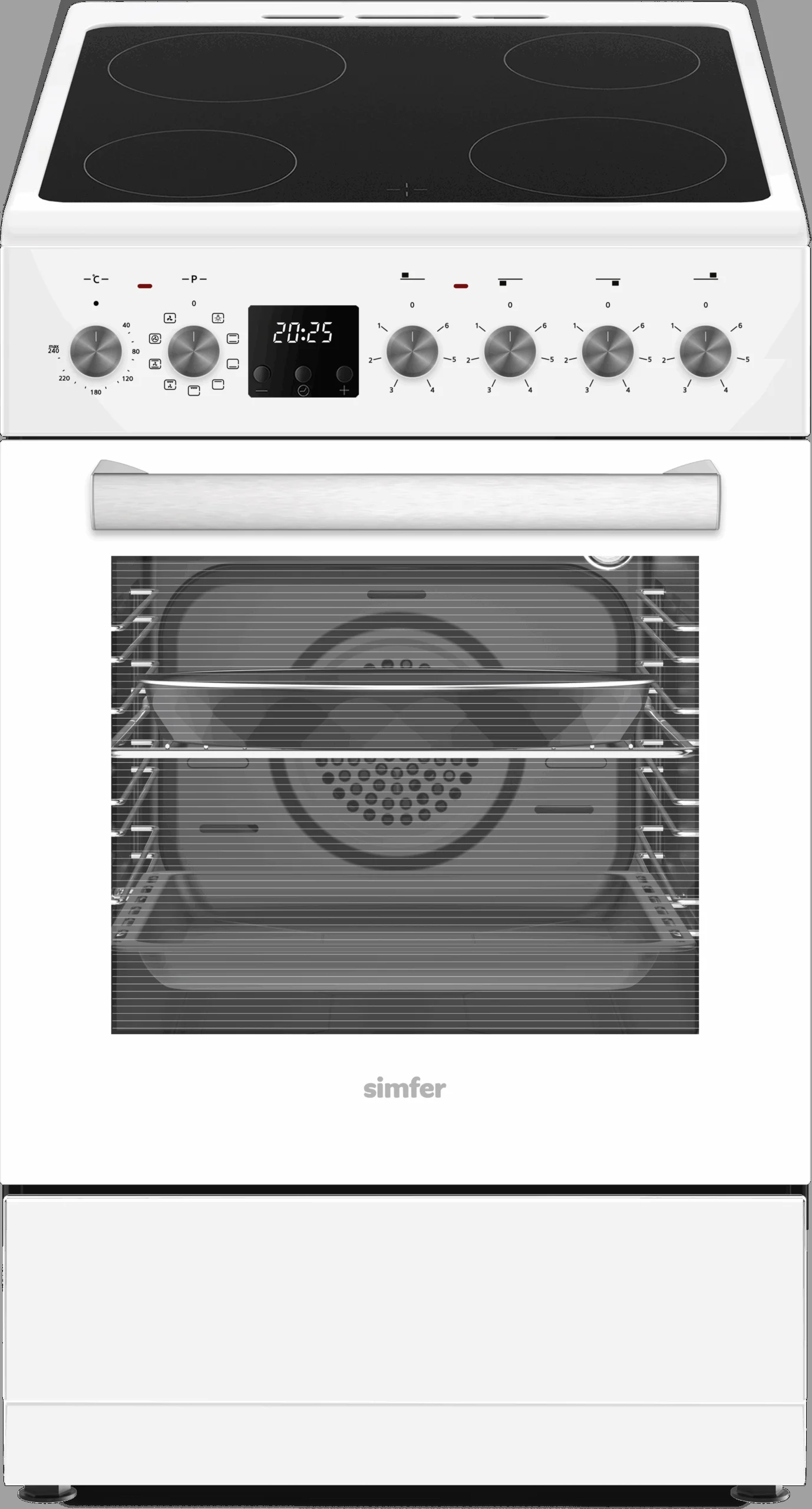 Электроплита Simfer F56VB09025 черная эмаль