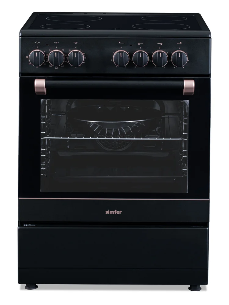 Электроплита Simfer F56VB09025 черная эмаль
