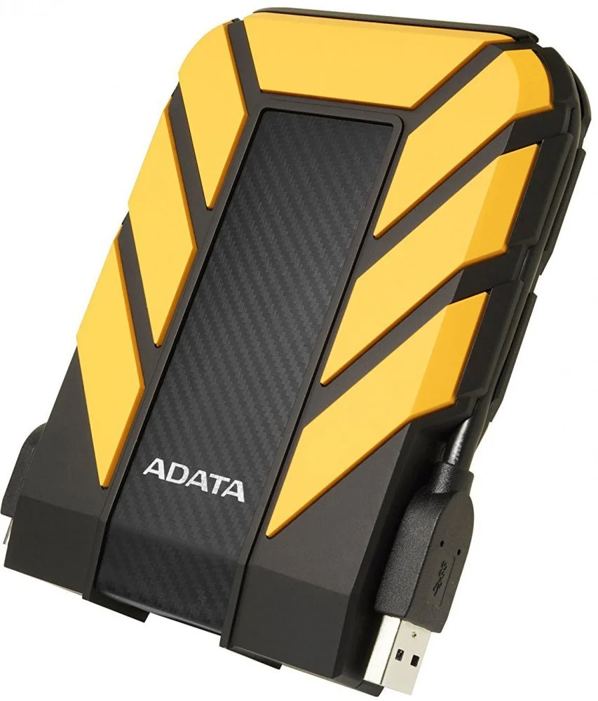 Внешний жесткий диск 1TB A-DATA HD710 Pro, 2,5" , USB 3.2, желтый