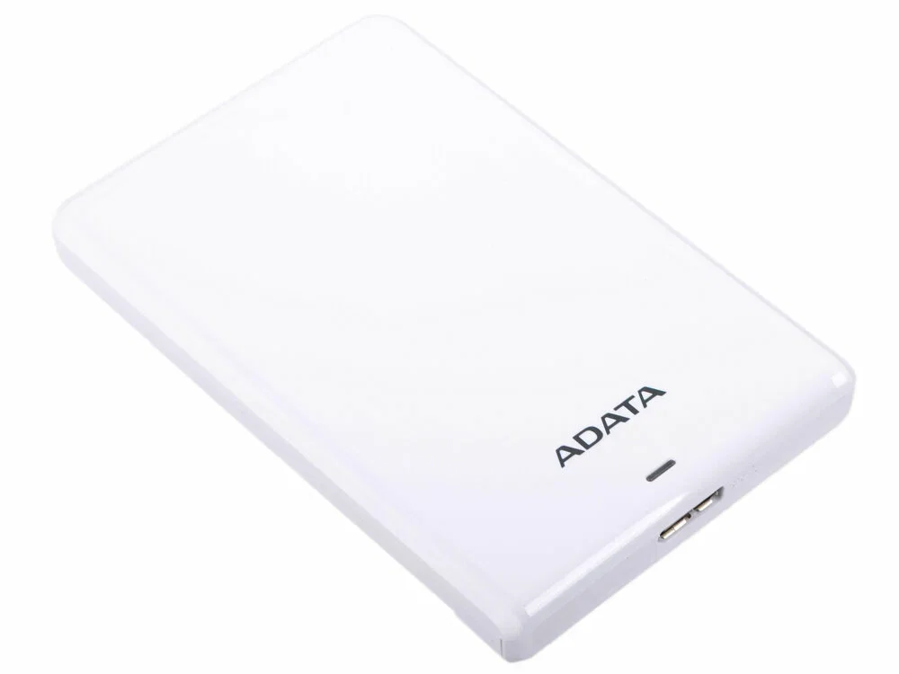 Внешний жесткий диск 2TB A-DATA HV620S, 2,5" , USB 3.2, Slim, белый