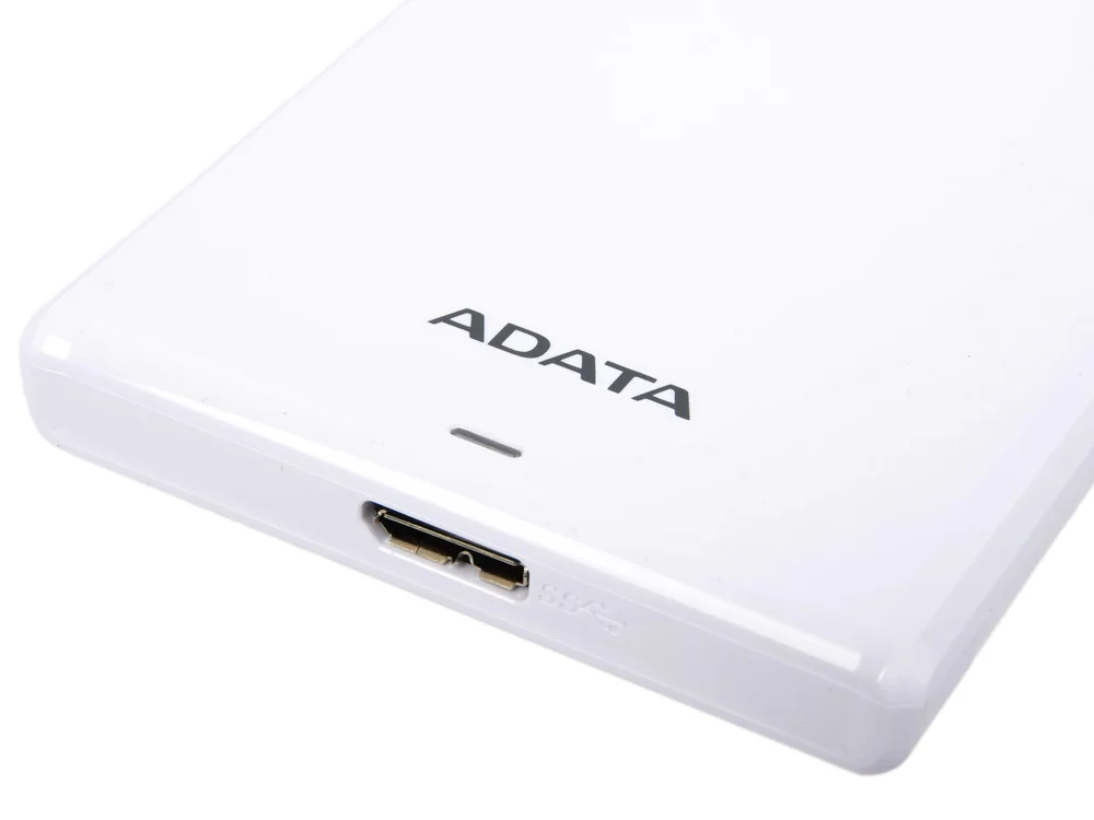 Внешний жесткий диск 2TB A-DATA HV620S, 2,5" , USB 3.2, Slim, белый