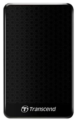 Внешний жесткий диск 2TB Transcend StoreJet 25A3K, 2.5", USB 3.0, Противоударный, Черный
