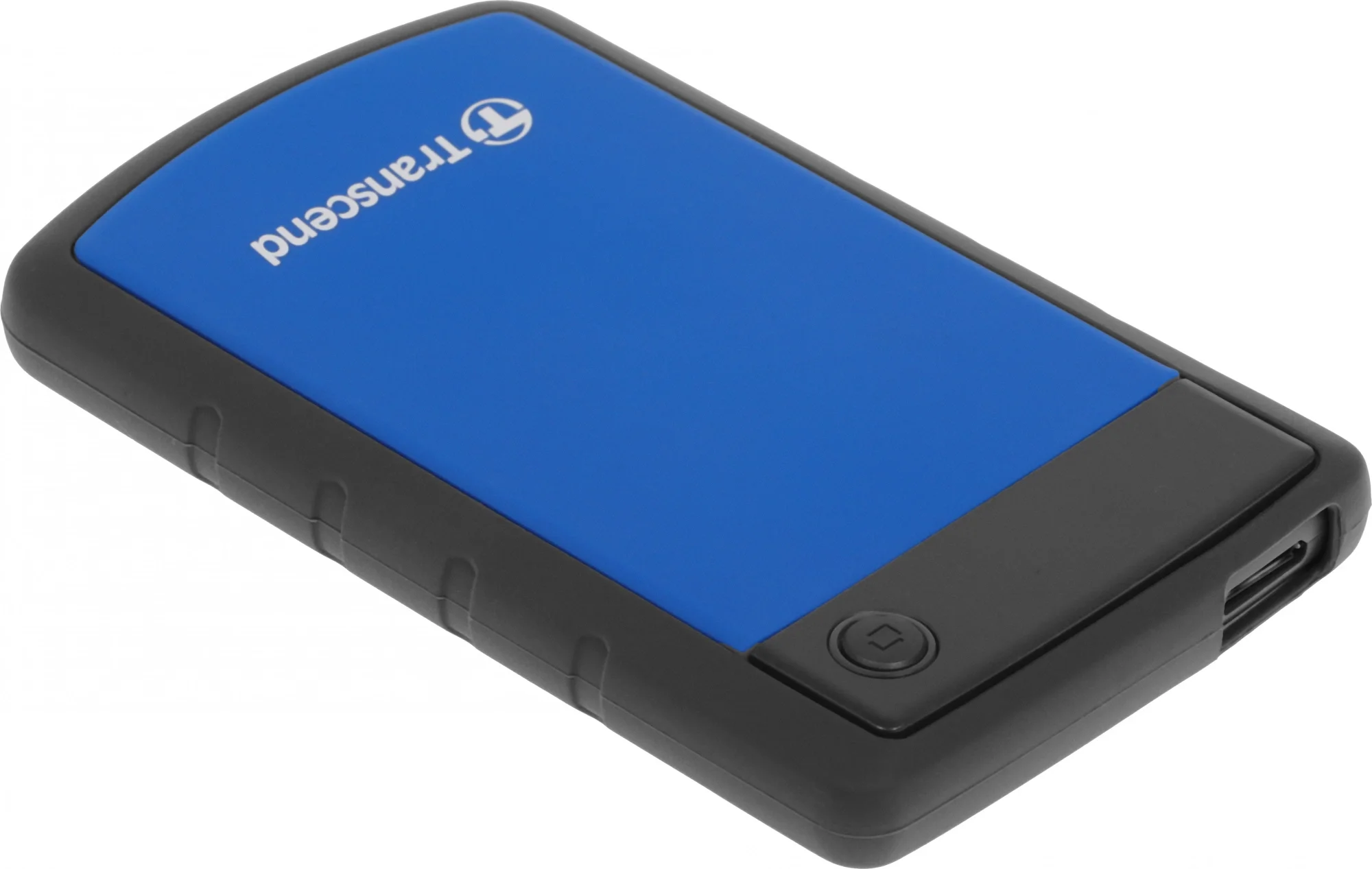 Внешний жесткий диск 2TB Transcend StoreJet 25H3B, 2.5", USB 3.1, резиновый противоударный, Синий