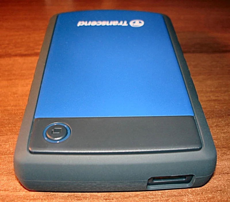Внешний жесткий диск 2TB Transcend StoreJet 25H3B, 2.5", USB 3.1, резиновый противоударный, Синий