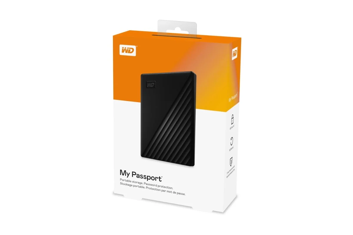 Внешний жесткий диск 6TB Western Digital WDBPKJ0040BBL-WESN,My Passport 2.5", USB 3.2 Gen1, Sky