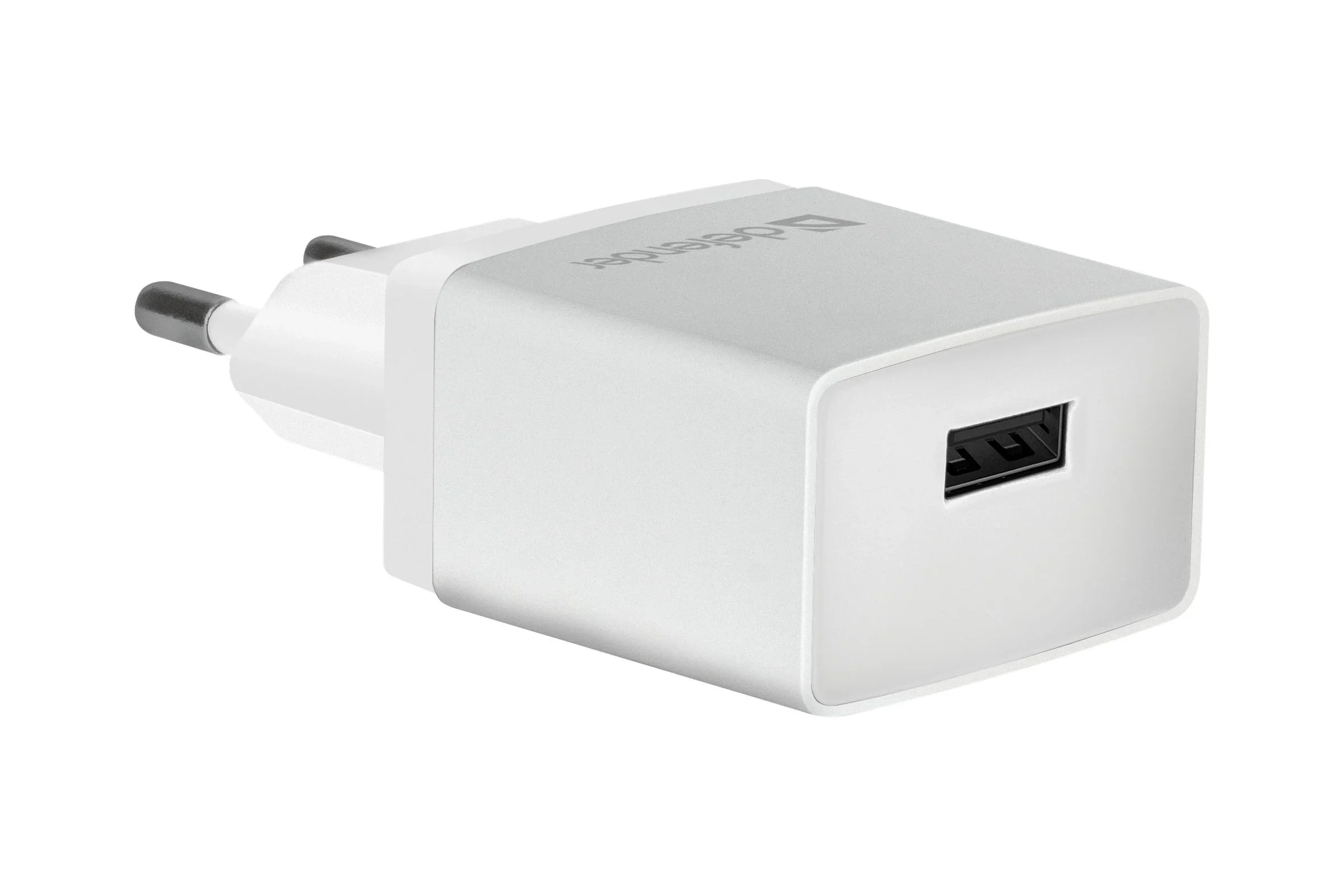 Defender Сетевой адаптер EPA-10 белый, 1хUSB, 5V/2.1А, пакет