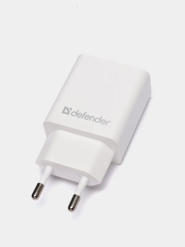 Defender Сетевой адаптер EPA-10 белый, 1хUSB, 5V/2.1А, пакет