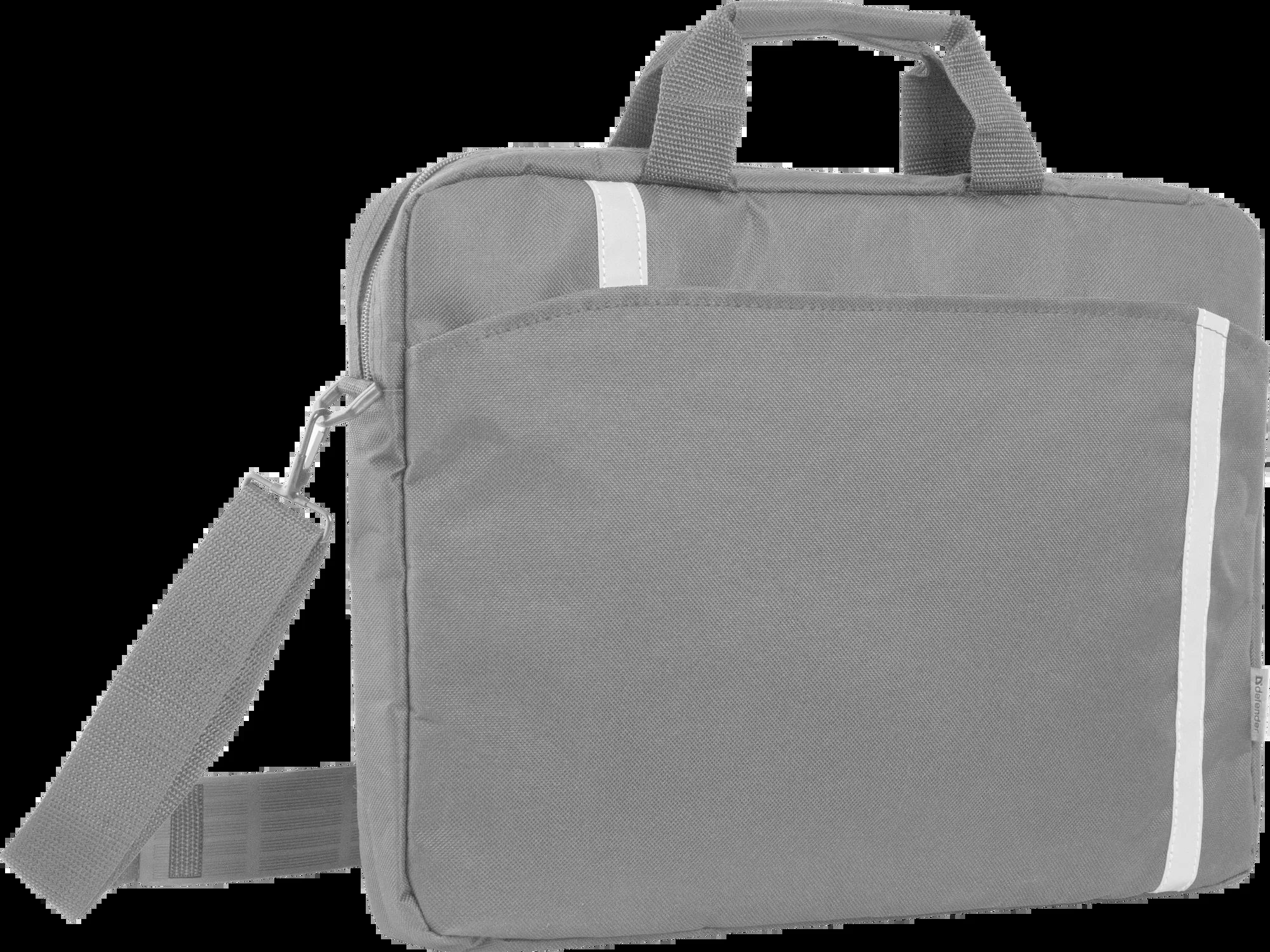 Defender Сумка для ноутбука Shiny 15-16" / 415 х 320 х 50 мм / светоотраж. полоса / полиэстер / черный.