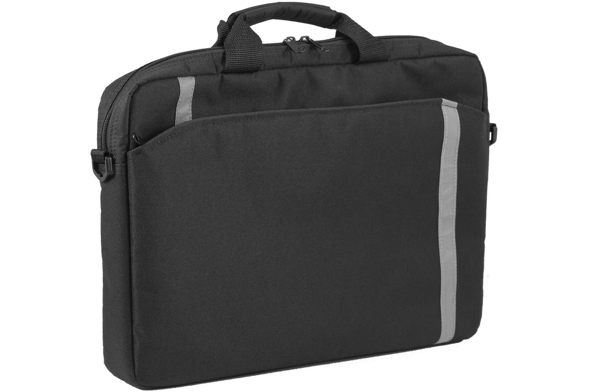 Defender Сумка для ноутбука Shiny 15-16" / 415 х 320 х 50 мм / светоотраж. полоса / полиэстер / черный.