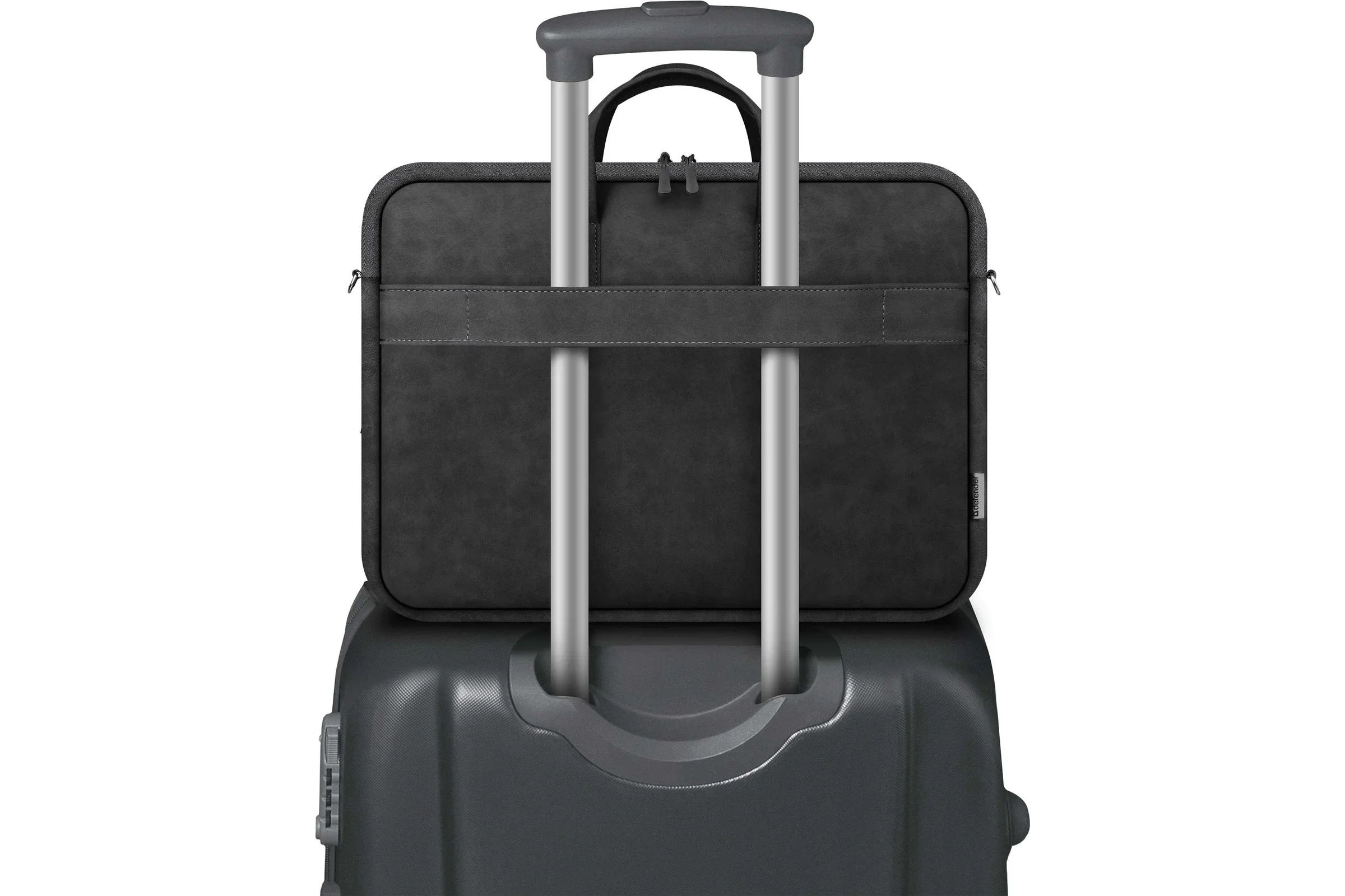 Defender Сумка для ноутбука Solid  15.6" PU кожа, доп. карман, плечевой ремень, черный.