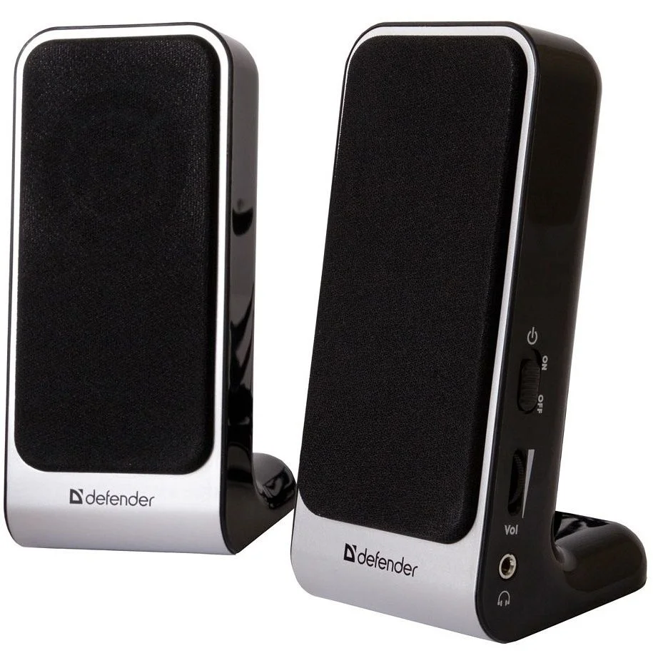 Defender Активная система 2.0 SPK-225 2x2 Вт, USB пит, раз. д. науш.