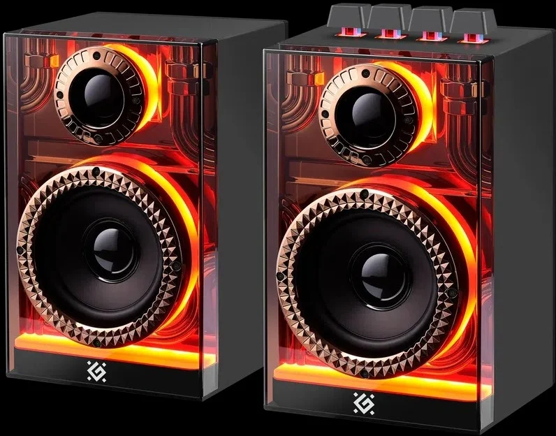 Defender Акустическая 2.0 система Futuro 20 Вт, BT/USB/TF/AUX/2400мА*ч