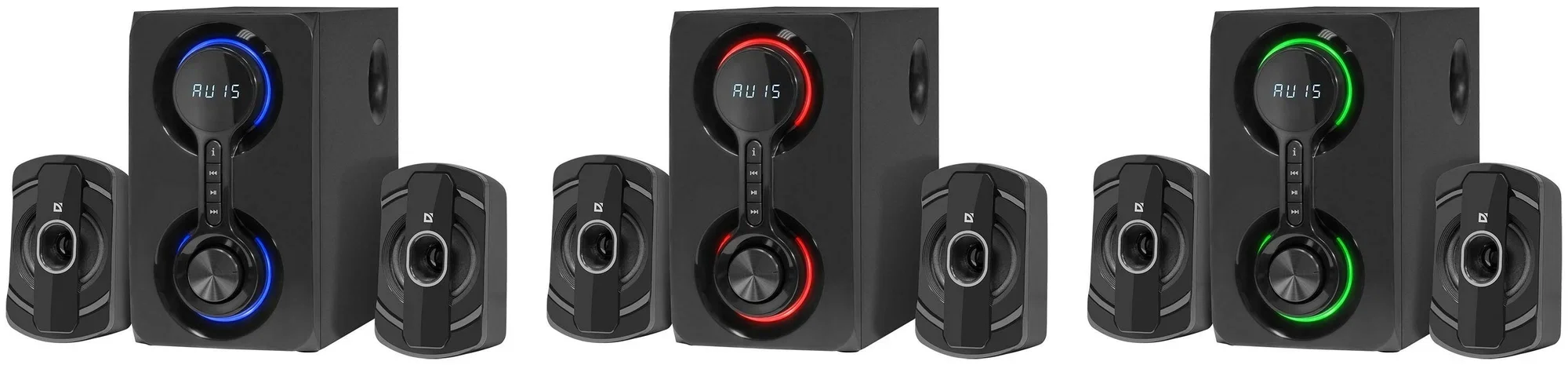 Defender Акустическая 2.1 система Eclipse 40Вт, BT/FM/MP3/SD/USB/AUX/RC